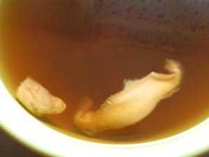 zuppa kombu e shiitake